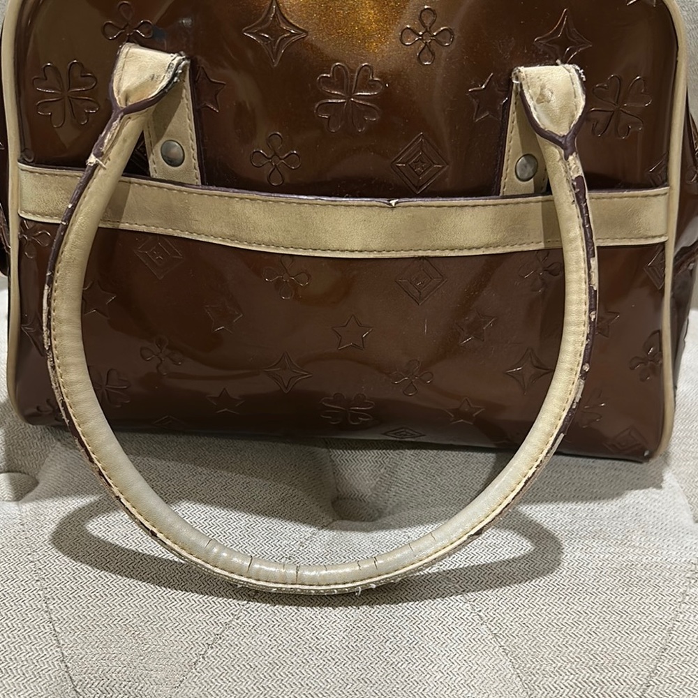 Nine & Co. Brown and White Shoulder Bags Elegant Design - Picture 4 of 11
